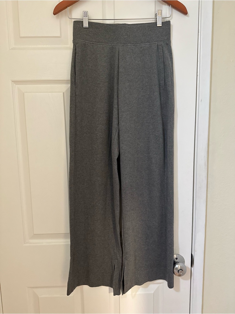 New W/ Imperfections Pact Sz XS Medium Gray Airplane Wide Leg Pant Medium Gray - Picture 6 of 11